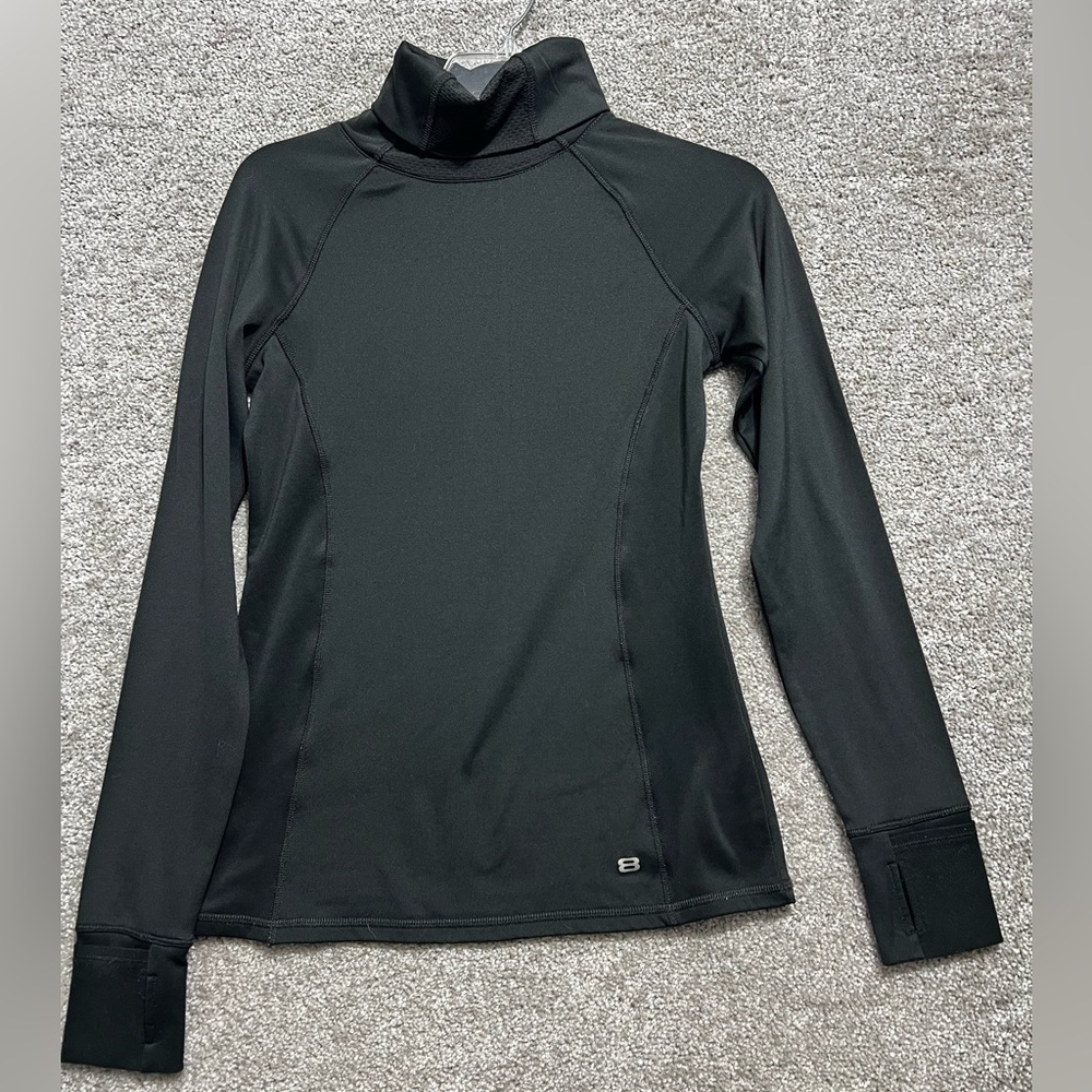 Layer 8 Performance Woman’s Base Layer Quick Dry Mock Neck shirt Top Size Small